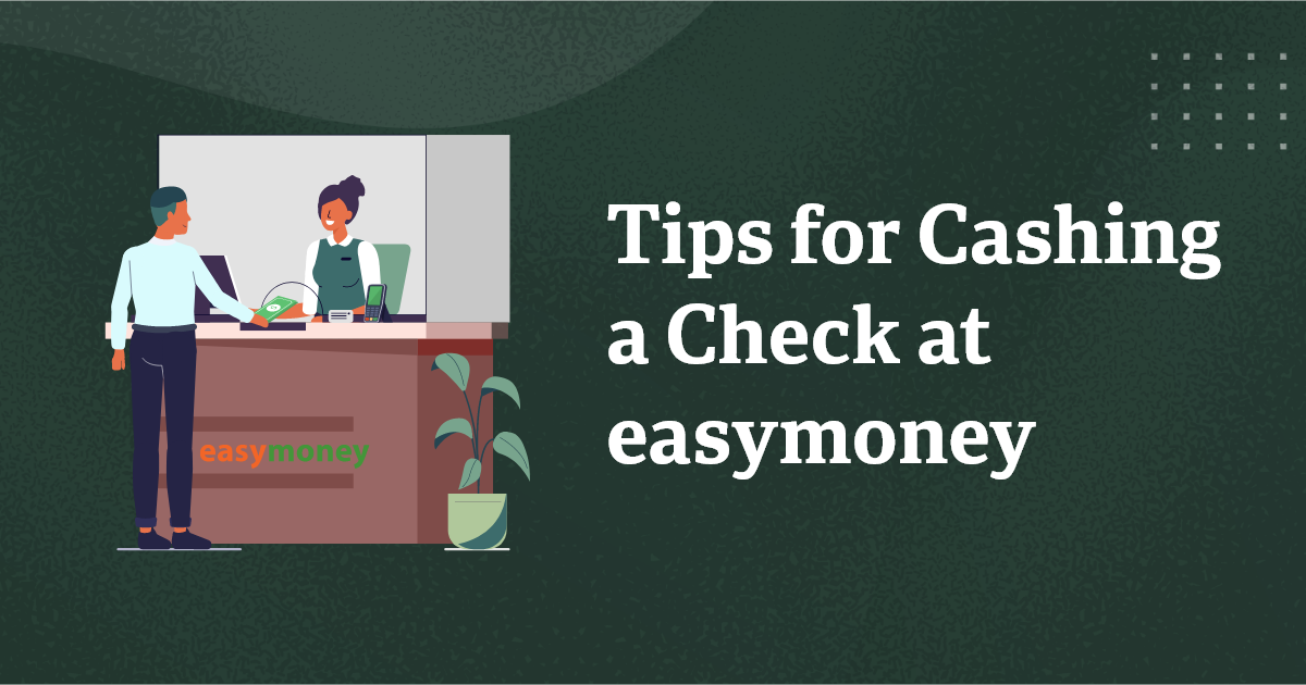 How to Cash a Check Without a Bank Account at easymoney – easymoney
